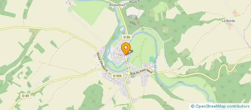 localisation de l'entreprise COMMUNE DE NOYERS  NOYERS