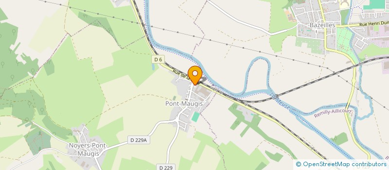 localisation de l'entreprise COMMUNE DE NOYERS PONT MAUGIS  NOYERS-PONT-MAUGIS