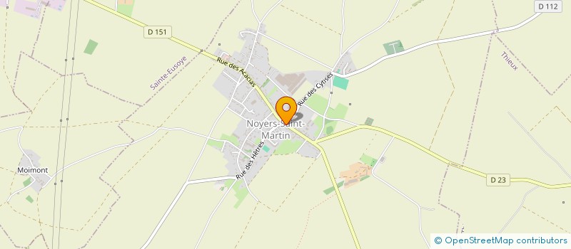 localisation de l'entreprise COMMUNE DE NOYERS SAINT MARTIN  NOYERS-SAINT-MARTIN