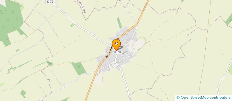 localisation de l'entreprise COMMUNE DE NURLU  NURLU