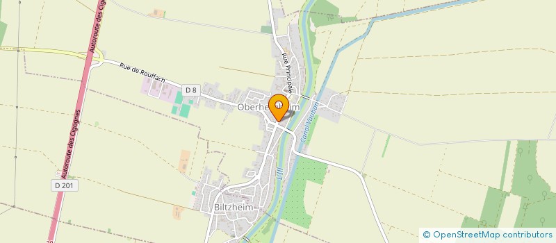 localisation de l'entreprise COMMUNE DE OBERENTZEN  OBERENTZEN