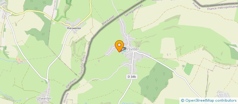 localisation de l'entreprise COMMUNE DE ORMERSVILLER  ORMERSVILLER