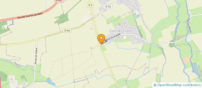 localisation de l'entreprise COMMUNE DE ORNY  ORNY