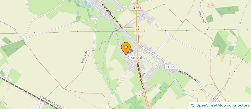 localisation de l'entreprise COMMUNE DE ORSINVAL à ORSINVAL