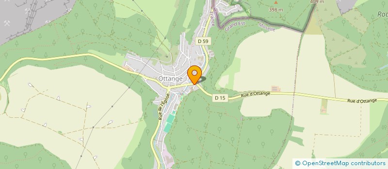 localisation de l'entreprise COMMUNE DE OTTANGE  OTTANGE