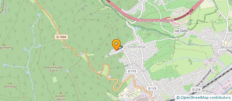 localisation de l'entreprise COMMUNE DE OTTERSTHAL  OTTERSTHAL