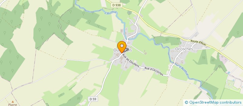 localisation de l'entreprise COMMUNE DE OUTREBOIS  OUTREBOIS