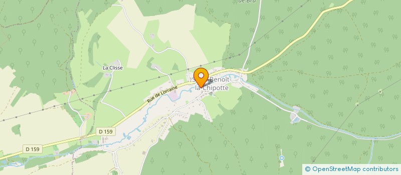 localisation de l'entreprise COMMUNE DE PADOUX  PADOUX