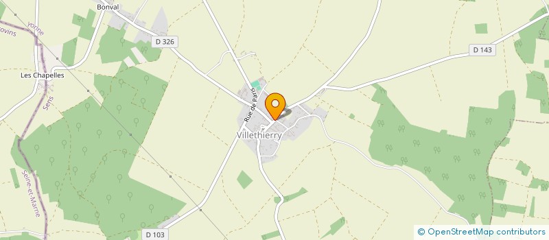 localisation de l'entreprise COMMUNE DE PAILLY  PAILLY