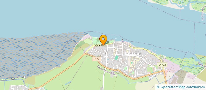 localisation de l'entreprise COMMUNE DE PAIMBOEUF  PAIMBUF