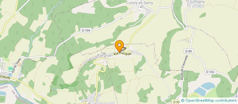 localisation de l'entreprise COMMUNE DE PAISSY  PAISSY