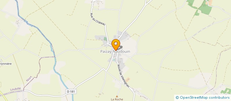 localisation de l'entreprise COMMUNE DE PAIZAY NAUDOUIN EMBOURIE à PAIZAY-NAUDOUIN-EMBOURIE