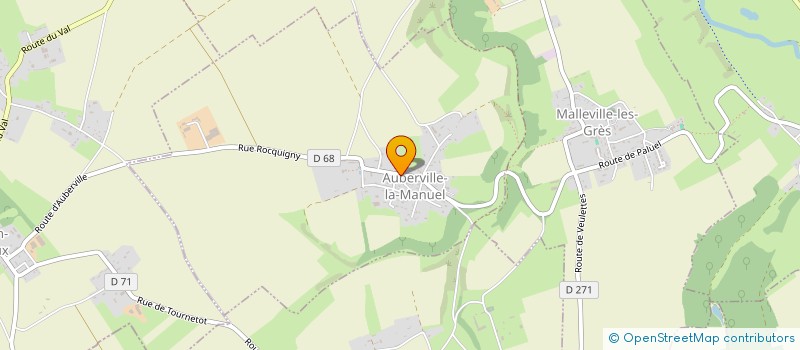 localisation de l'entreprise COMMUNE DE PALUEL  PALUEL