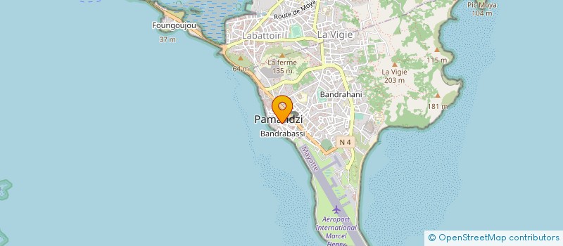 localisation de l'entreprise COMMUNE DE PAMANDZI à PAMANDZI