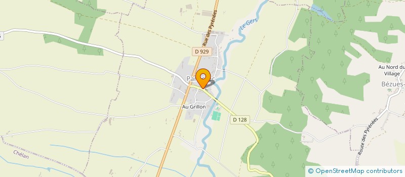 localisation de l'entreprise COMMUNE DE PANASSAC  PANASSAC