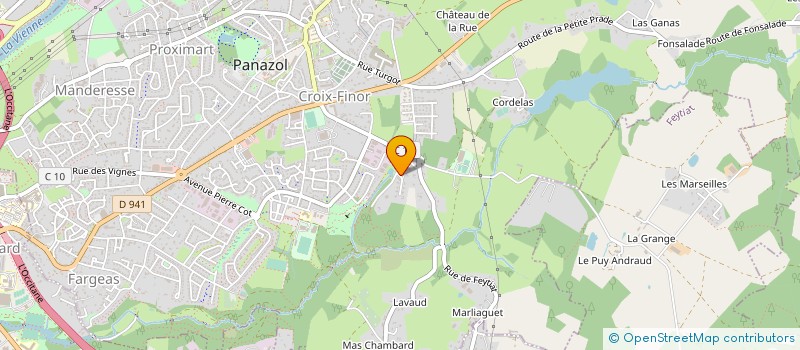 localisation de l'entreprise COMMUNE DE PANAZOL à PANAZOL