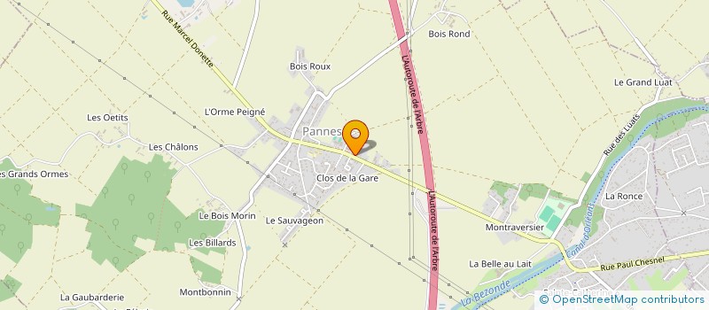 localisation de l'entreprise COMMUNE DE PANNES à PANNES