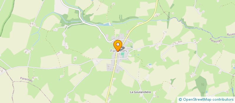 localisation de l'entreprise COMMUNE DE PARENNES  PARENNES