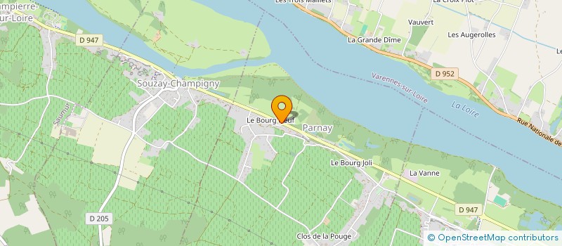 localisation de l'entreprise COMMUNE DE PARNAY  PARNAY