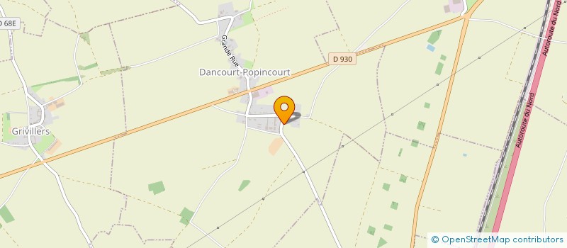 localisation de l'entreprise COMMUNE DE PARVILLERS LE QUESNOY  PARVILLERS-LE-QUESNOY