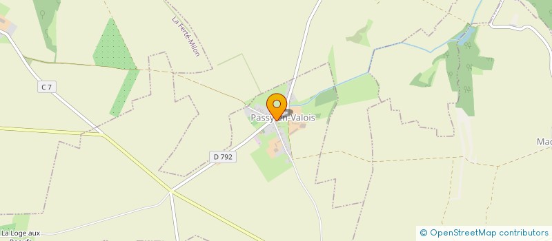 localisation de l'entreprise COMMUNE DE PASSY EN VALOIS  PASSY-EN-VALOIS