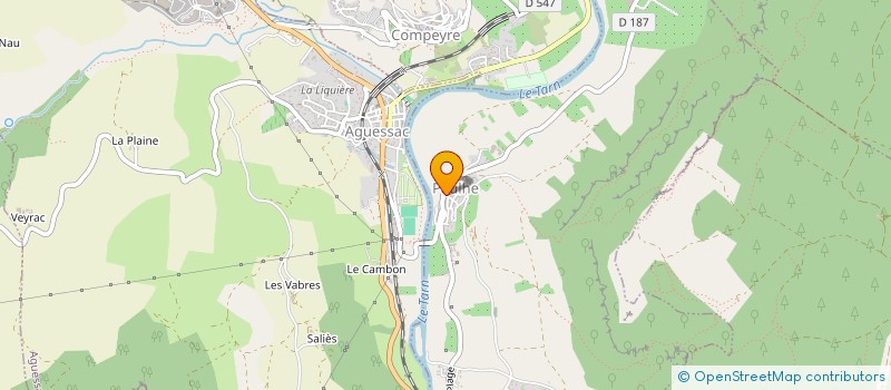 localisation de l'entreprise COMMUNE DE PAULHE  PAULHE