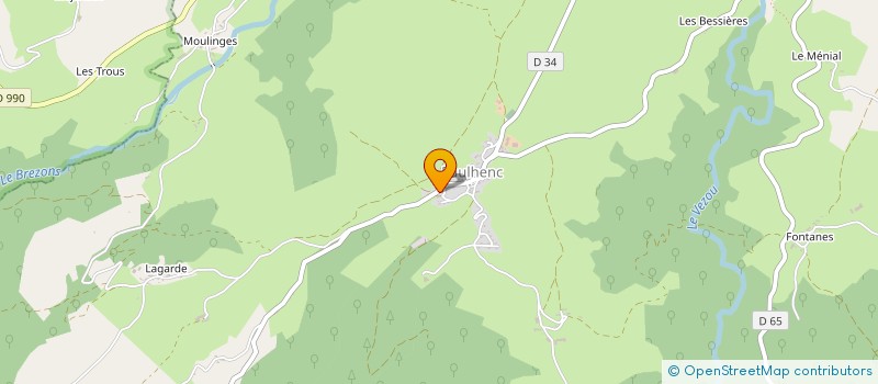 localisation de l'entreprise COMMUNE DE PAULHENC à PAULHENC
