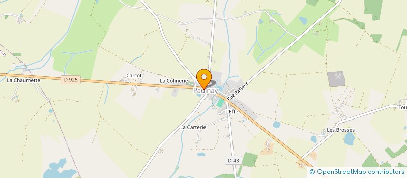 localisation de l'entreprise COMMUNE DE PAULNAY à PAULNAY