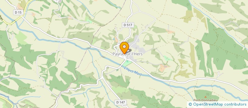 localisation de l'entreprise COMMUNE DE PAYRA-SUR-L HERS  PAYRA-SUR-L'HERS