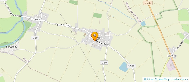 localisation de l'entreprise COMMUNE DE PEAULT  PEAULT