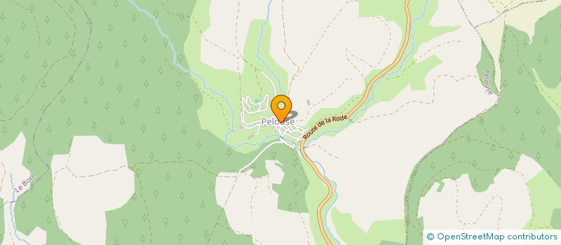 localisation de l'entreprise COMMUNE DE PELOUSE  PELOUSE