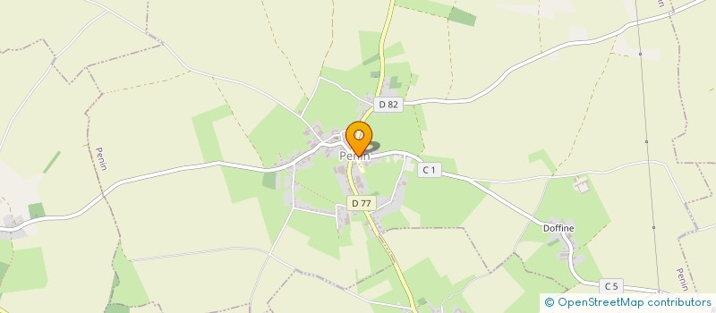 localisation de l'entreprise COMMUNE DE PENIN  PENIN