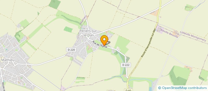 localisation de l'entreprise COMMUNE DE PERIERS SUR LE DAN  PERIERS-SUR-LE-DAN