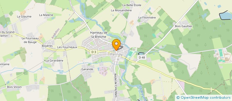 localisation de l'entreprise COMMUNE DE PERNAY à PERNAY