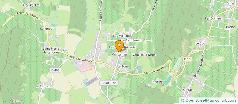 localisation de l'entreprise COMMUNE DE PERONNE  PERONNE