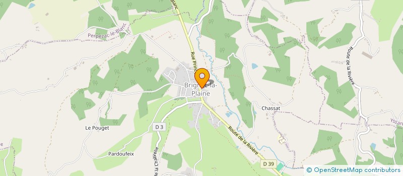 localisation de l'entreprise COMMUNE DE PERPEZAC LE BLANC  PERPEZAC-LE-BLANC