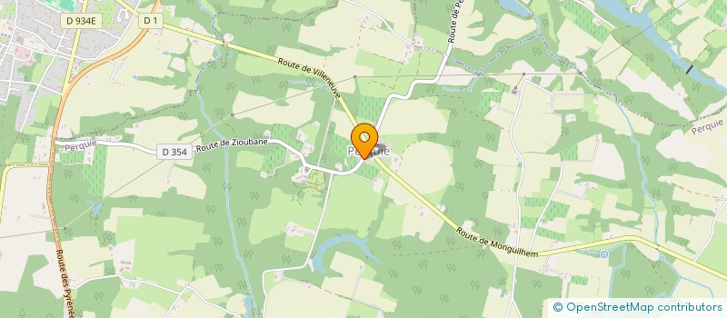 localisation de l'entreprise COMMUNE DE PERQUIE  PERQUIE