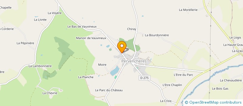 localisation de l'entreprise COMMUNE DE PERVENCHERES à PERVENCHERES