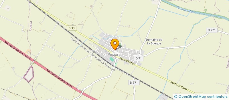 localisation de l'entreprise COMMUNE DE PEXIORA  PEXIORA