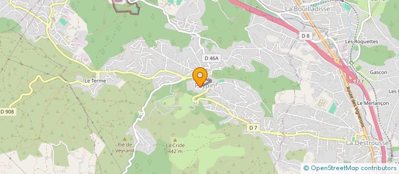 localisation de l'entreprise COMMUNE DE PEYPIN  PEYPIN