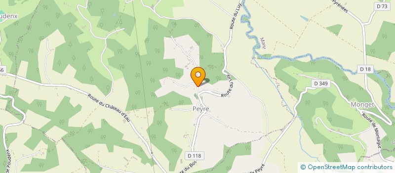 localisation de l'entreprise COMMUNE DE PEYRE  PEYRE