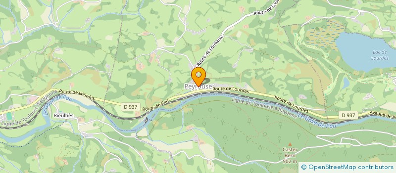 localisation de l'entreprise COMMUNE DE PEYROUSE  PEYROUSE