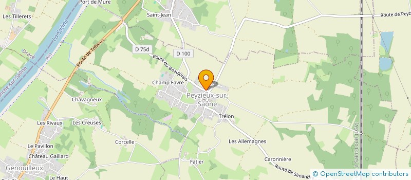 localisation de l'entreprise COMMUNE DE PEYZIEUX-SUR-SAONE  PEYZIEUX-SUR-SAONE