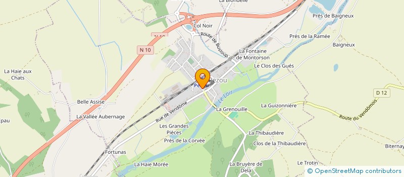 localisation de l'entreprise COMMUNE DE PEZOU  PEZOU