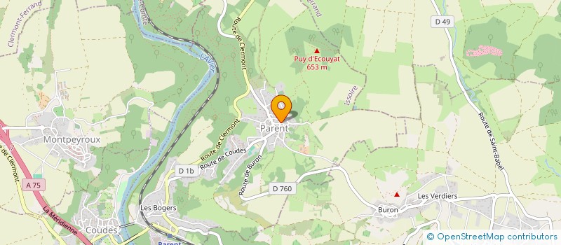 localisation de l'entreprise COMMUNE DE PIGNOLS  PIGNOLS