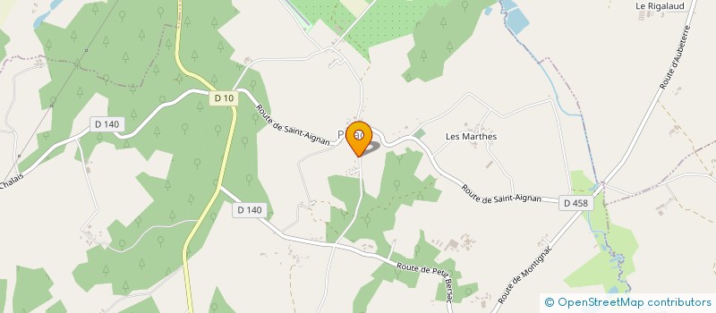 localisation de l'entreprise COMMUNE DE PILLAC  PILLAC