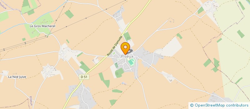 localisation de l'entreprise COMMUNE DE PISEUX  PISEUX