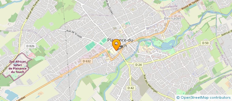 localisation de l'entreprise COMMUNE DE PLAISANCE DU TOUCH  PLAISANCE-DU-TOUCH