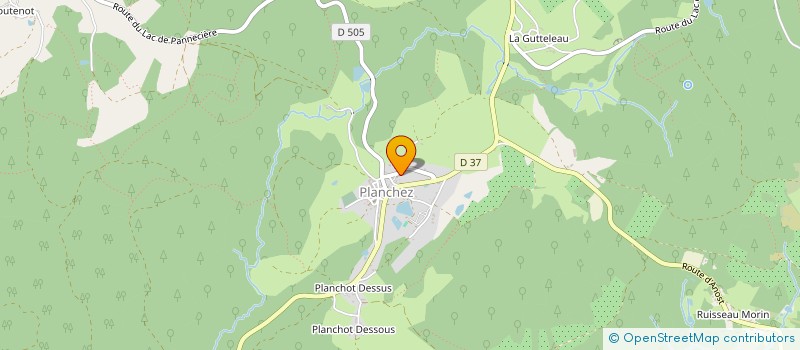 localisation de l'entreprise COMMUNE DE PLANCHEZ  PLANCHEZ