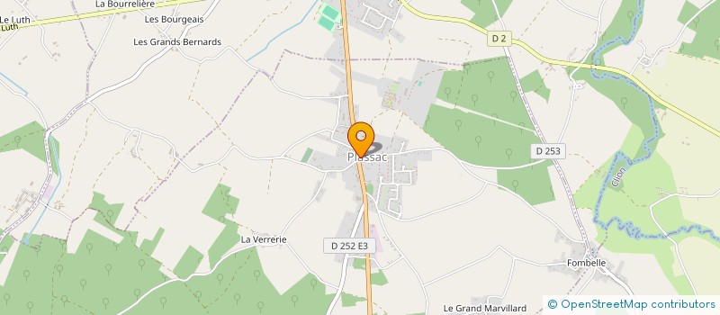 localisation de l'entreprise COMMUNE DE PLASSAC  PLASSAC